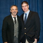 Picture with David Feherty during the Golf Industry Show.